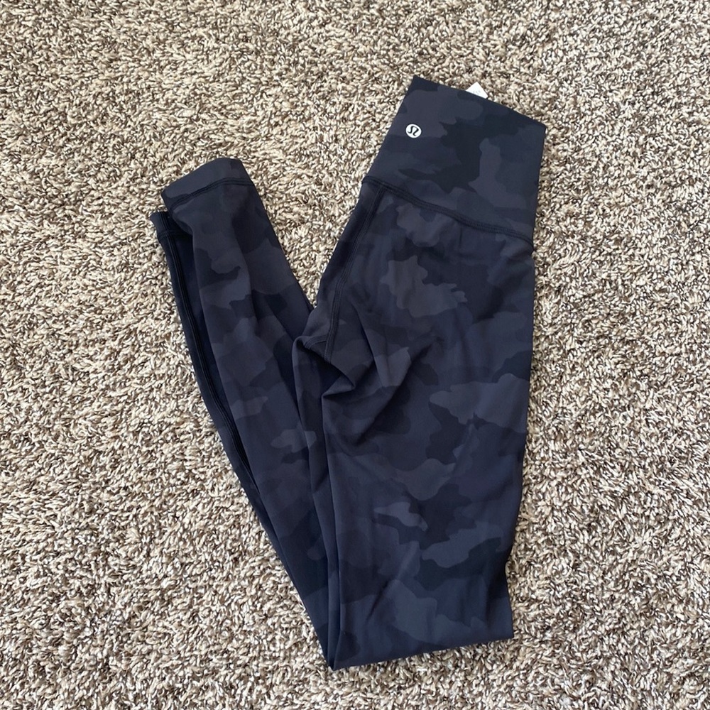 Lululemon Align Leggings 0 Black Camo